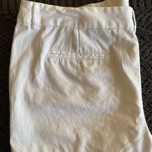 White loft shorts